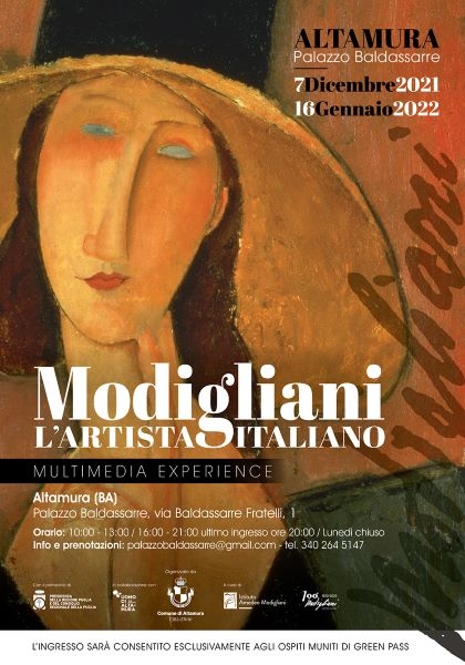MODIGLIANI, L'ARTISTA ITALIANO. MULTIMEDIA EXPERIENCE