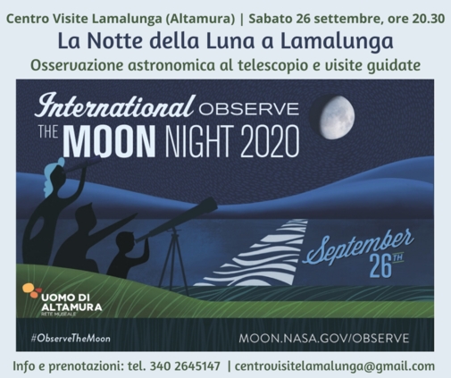 La Notte della Luna a Lamalunga - MoonWatch Party 2020